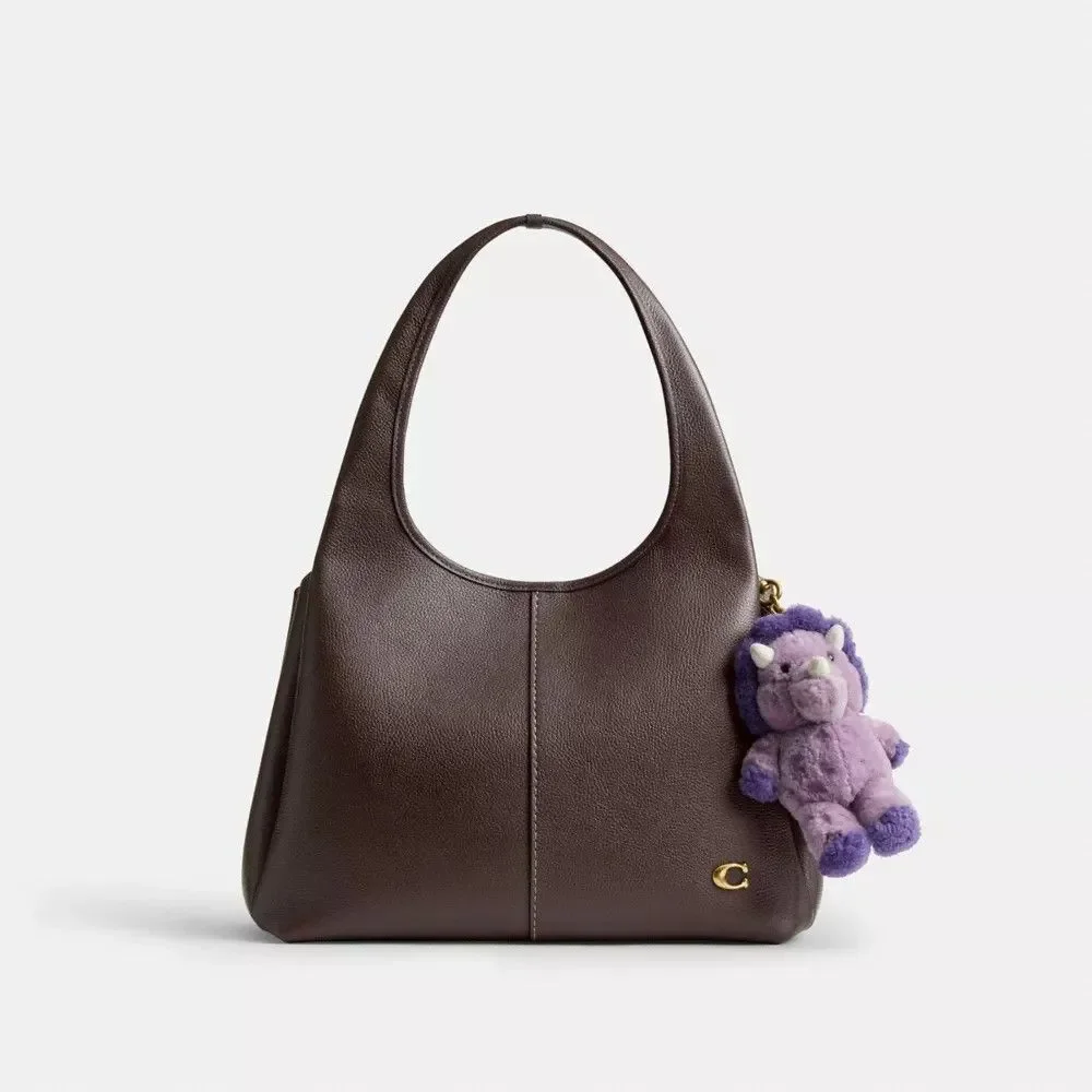 Coach Shearling Trixy Purple Dinosaur Bag Charm Rexy 10 Year Anniversary NWT